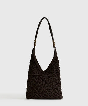 Cartera De Hombro Tejida Paradiso