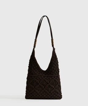 Cartera De Hombro Tejida Paradiso
