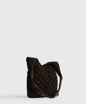 Cartera De Hombro Tejida Paradiso