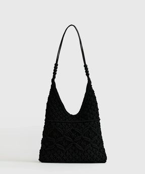 Cartera De Hombro Tejida Paradiso