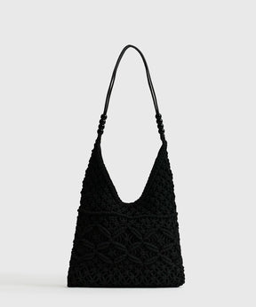 Cartera De Hombro Tejida Paradiso
