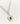 Collar Charm Ovalado de Lounge, collar de cadena con charm ovalado y piedra central.