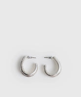 Aros Argollas Dobles de Lounge con efecto machacado, elegantes y modernos.