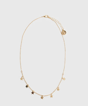 Collar Estrellas Mini de la marca Lounge, delicada cadena con mini estrellas en dorado.
