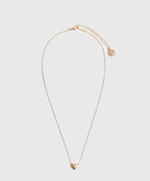 Collar Corazón de cadena delgada y charm de corazón de la marca Lounge.