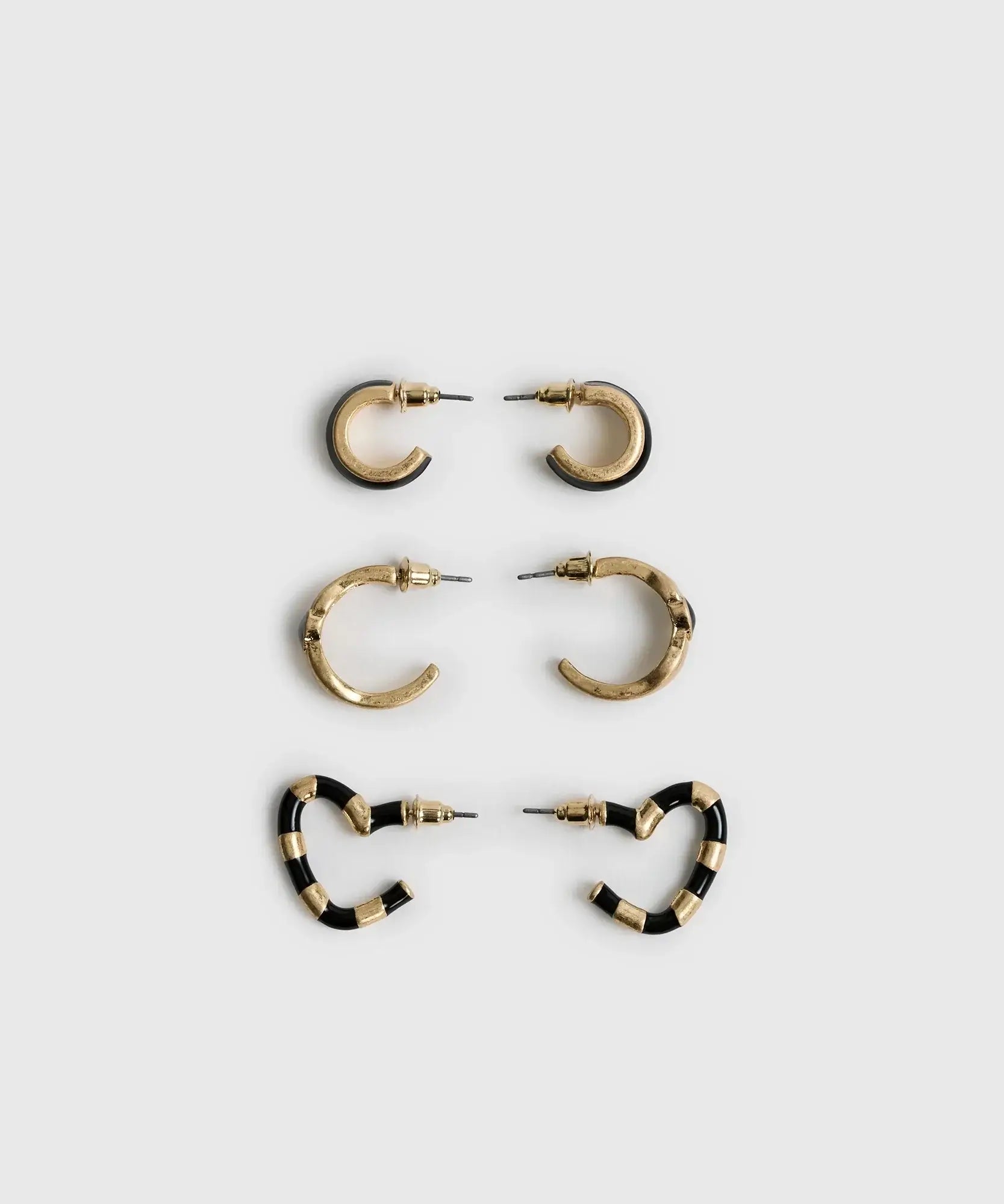 Set Aros Argollas Resina