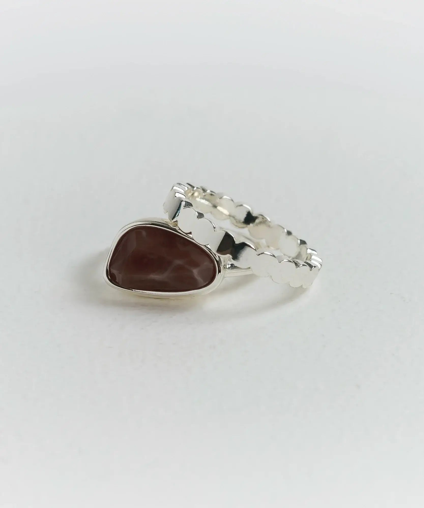 Set Anillos Piedra Boho
