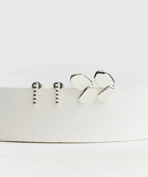 Set Aros Acero Inoxidable