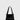 Cartera De Hombro Charol Eyelets de Lounge en negro con eyelets y detalles metálicos.