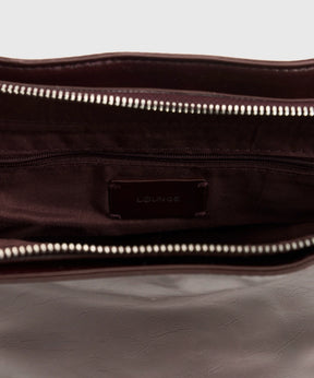 Cartera De Hombro Charol Eyelets
