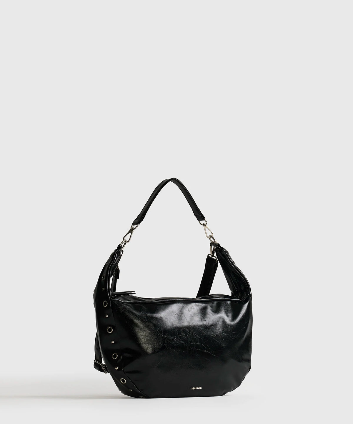 Cartera Bandolera Charol Eyelets