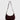 Cartera Bandolera Fake Suede Boheme en burdeos de Lounge, con diseño de medialuna y strap con tachas.