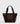 Cartera De Hombro Daily Nylon de Lounge en color marrón con asas y strap ajustable.