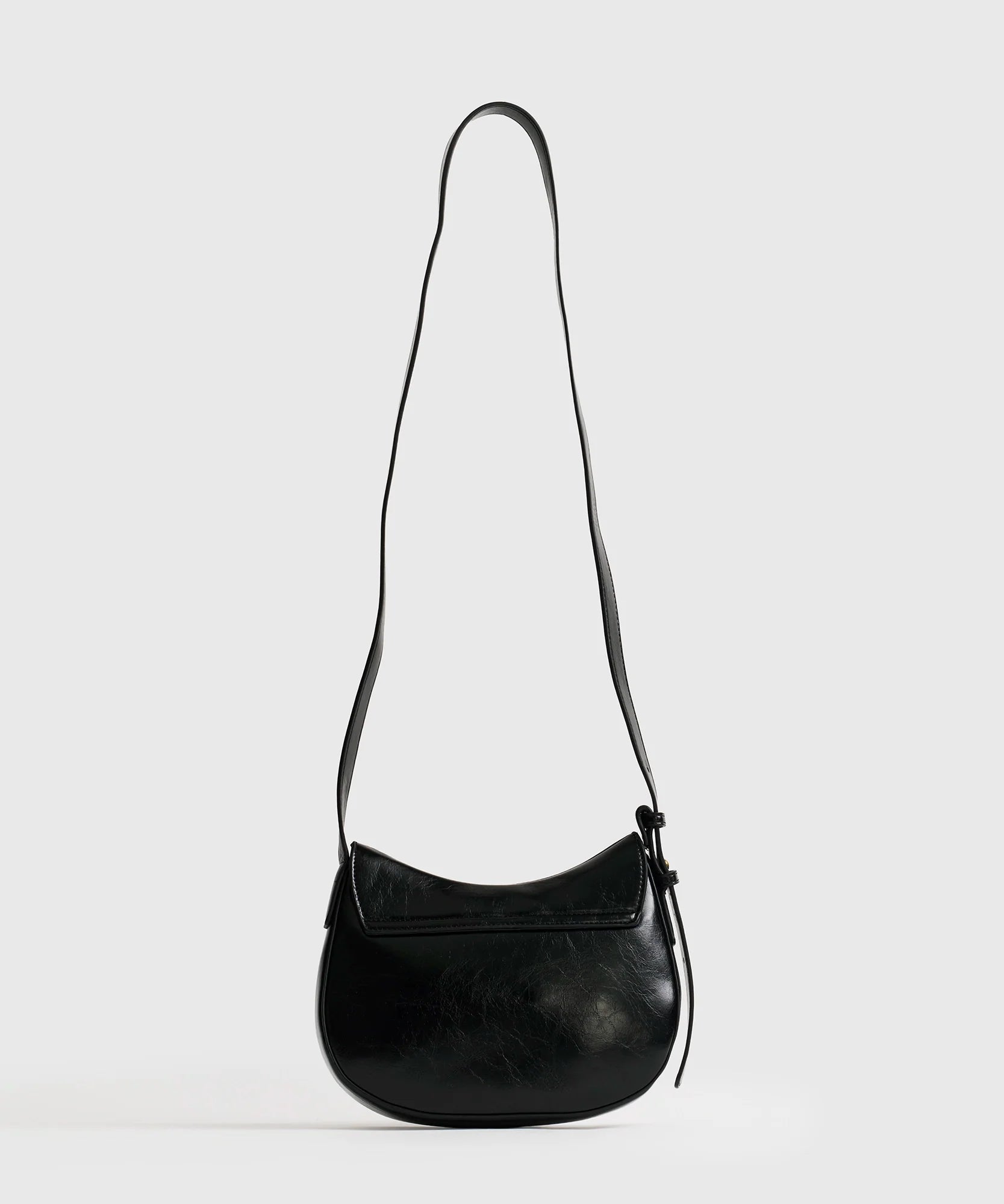 Cartera Bandolera Medialuna Broche