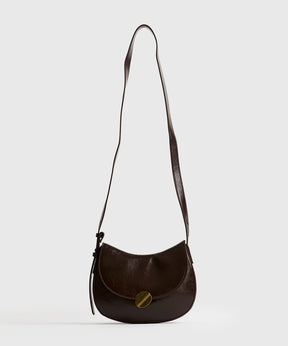 Cartera Bandolera Medialuna Broche