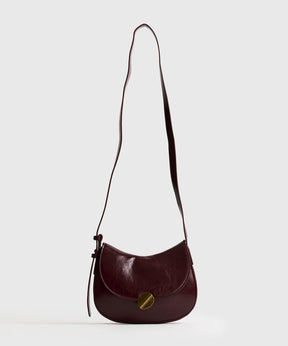 Cartera Bandolera Medialuna Broche