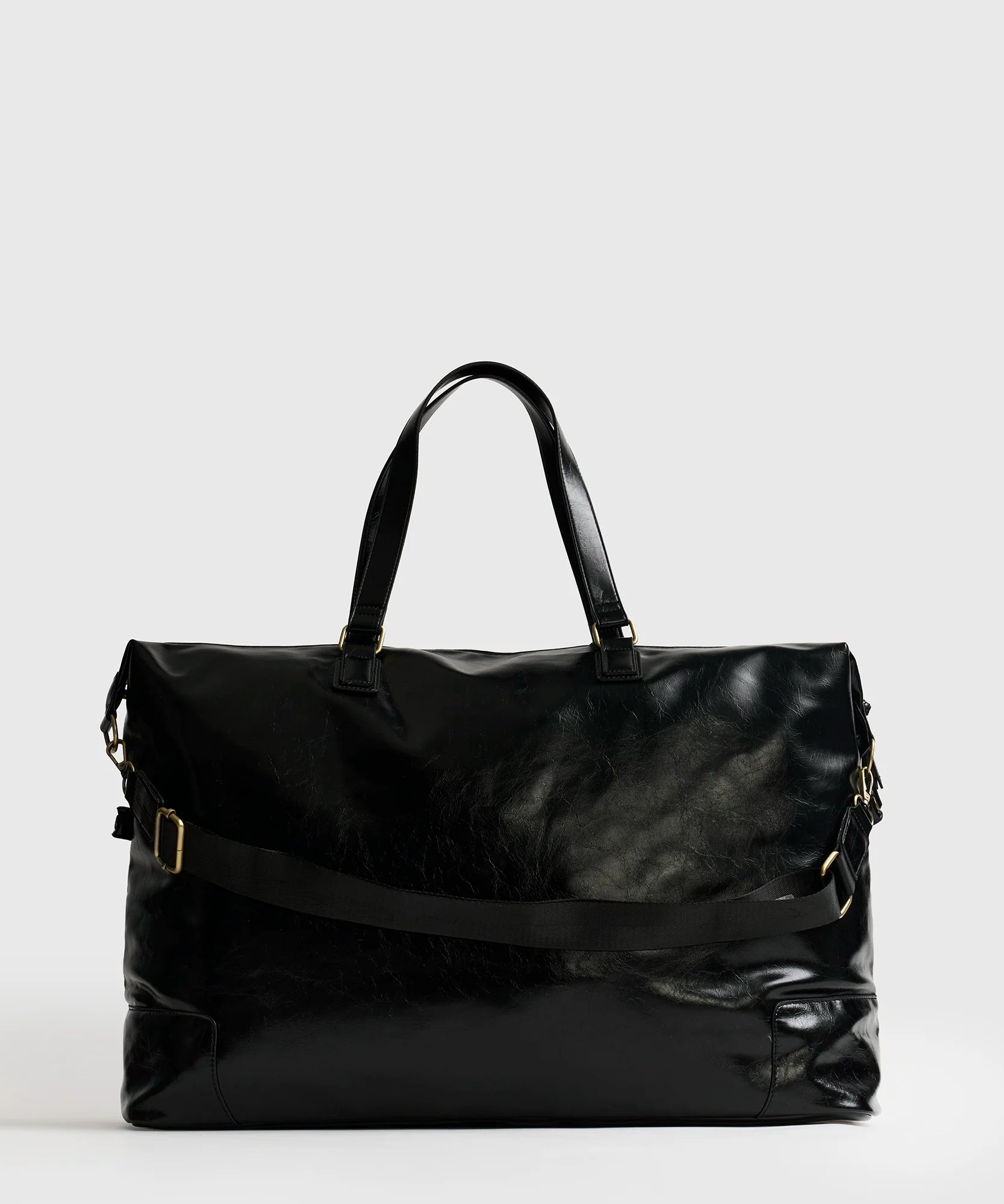 Bolso De Viaje Acharolado