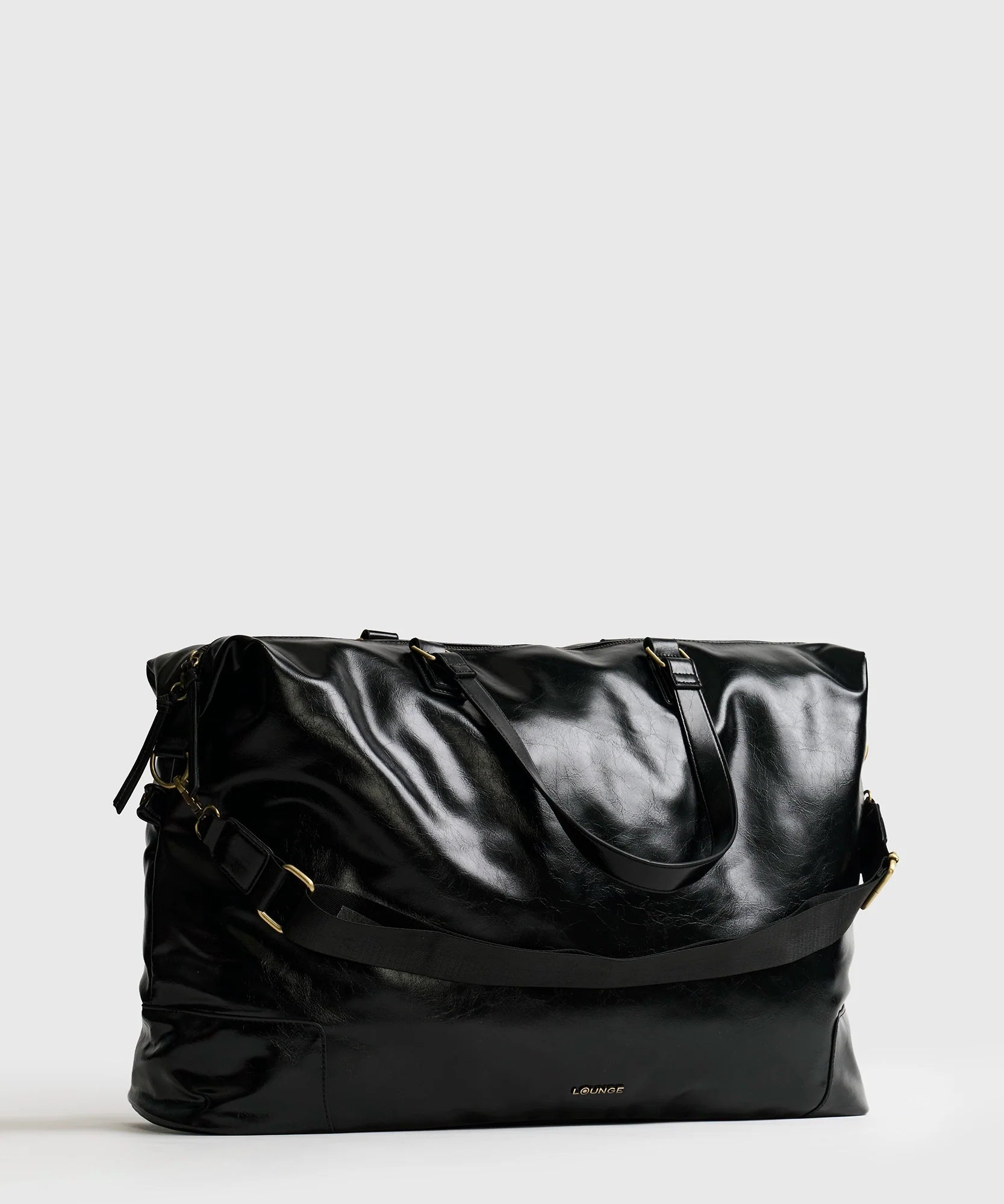 Bolso De Viaje Acharolado