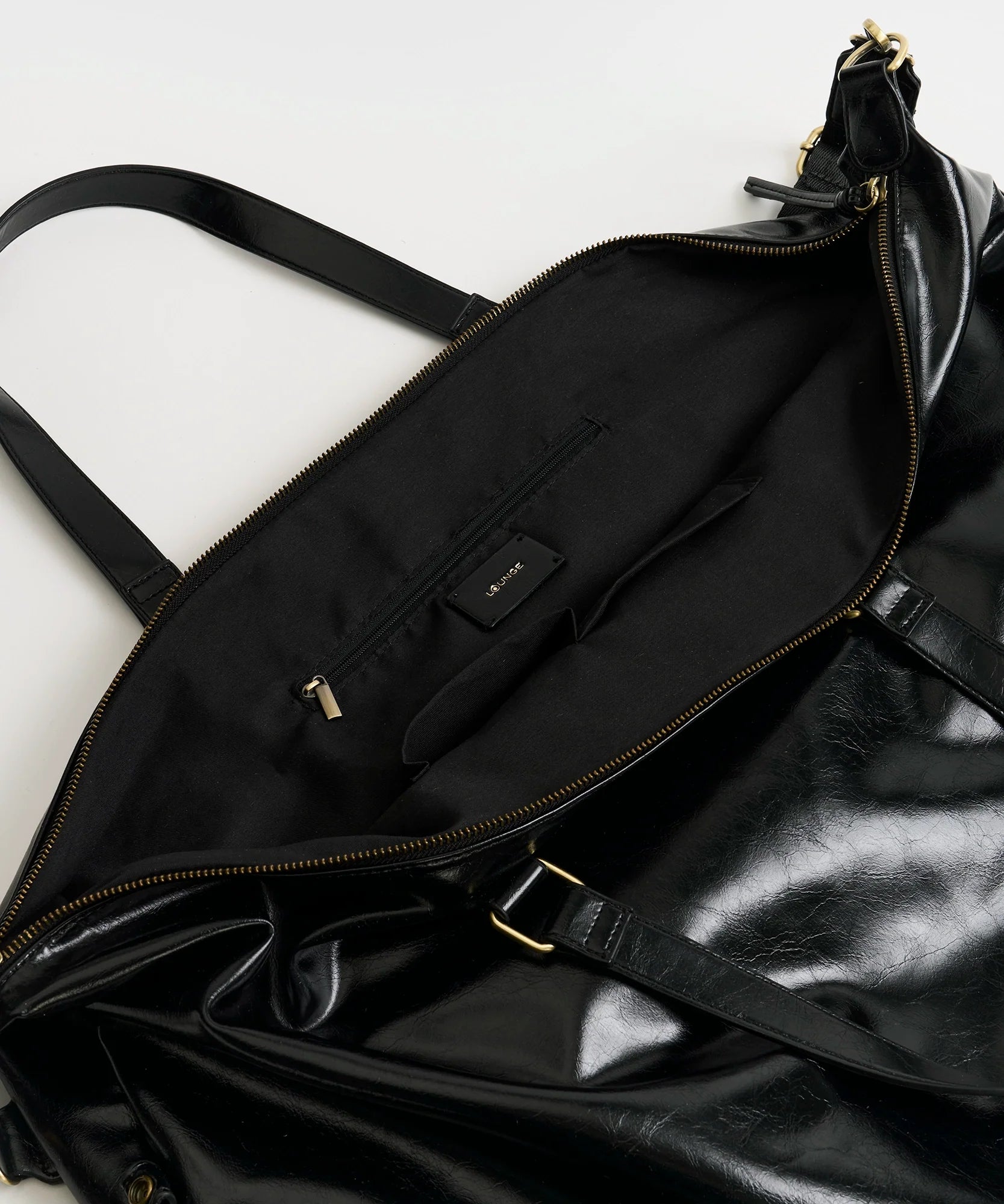 Bolso De Viaje Acharolado