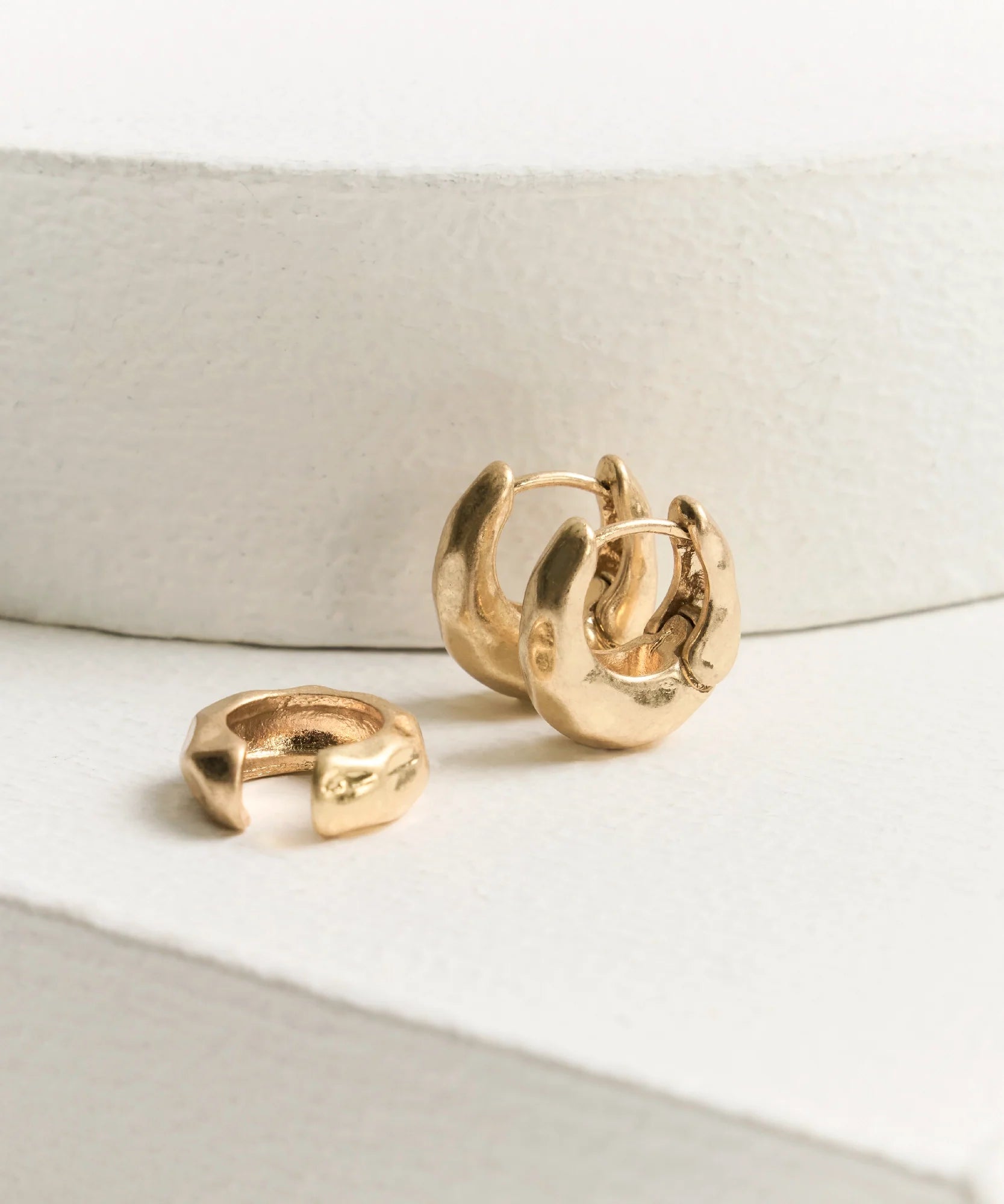 Set Aros Argollas Y Cuff Boho