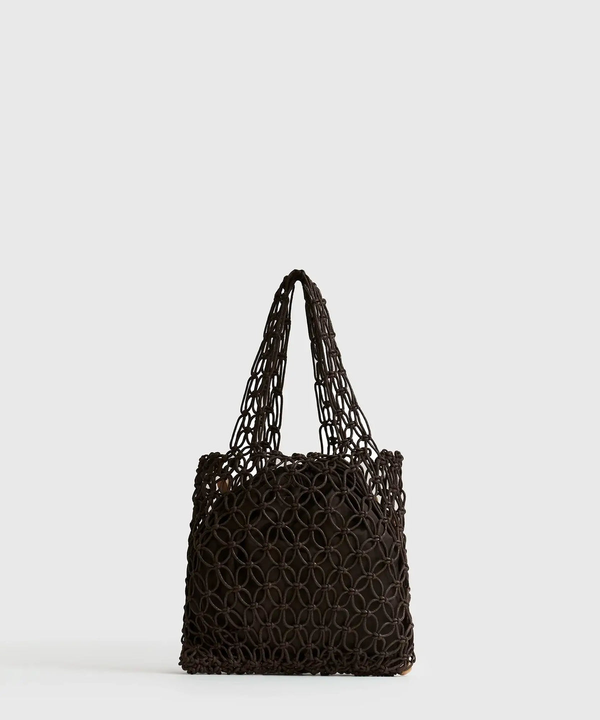 Mini Cartera Tejida Piedras