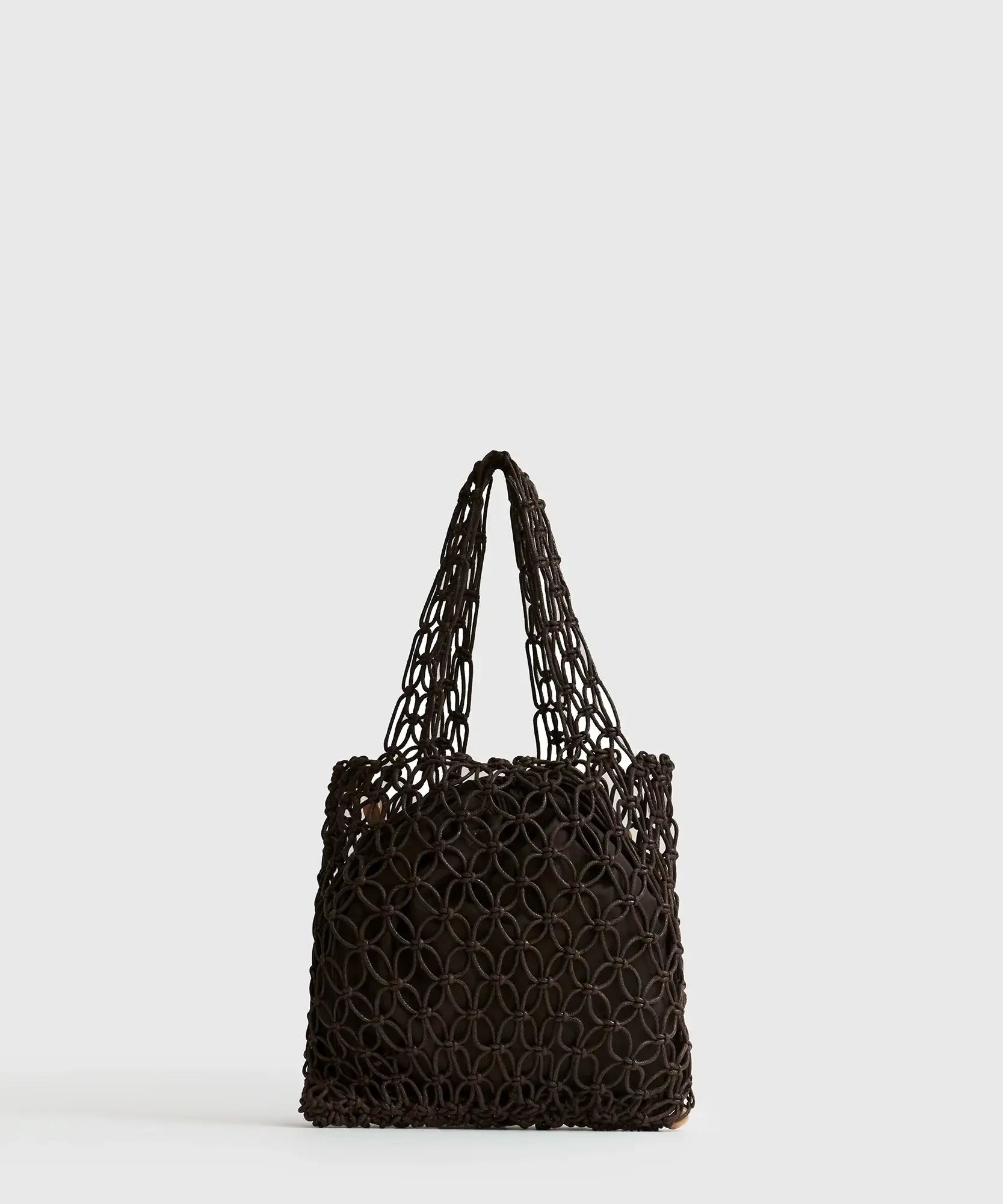 Mini Cartera Tejida Piedras