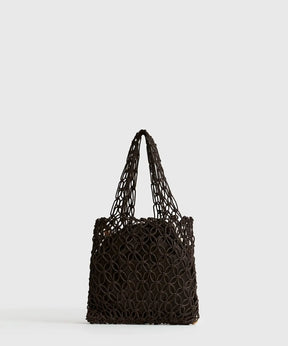 Mini Cartera Tejida Piedras