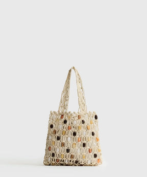 Mini Cartera Tejida Piedras