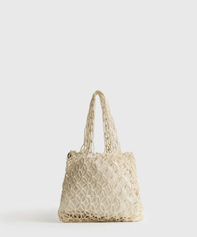 Mini Cartera Tejida Piedras