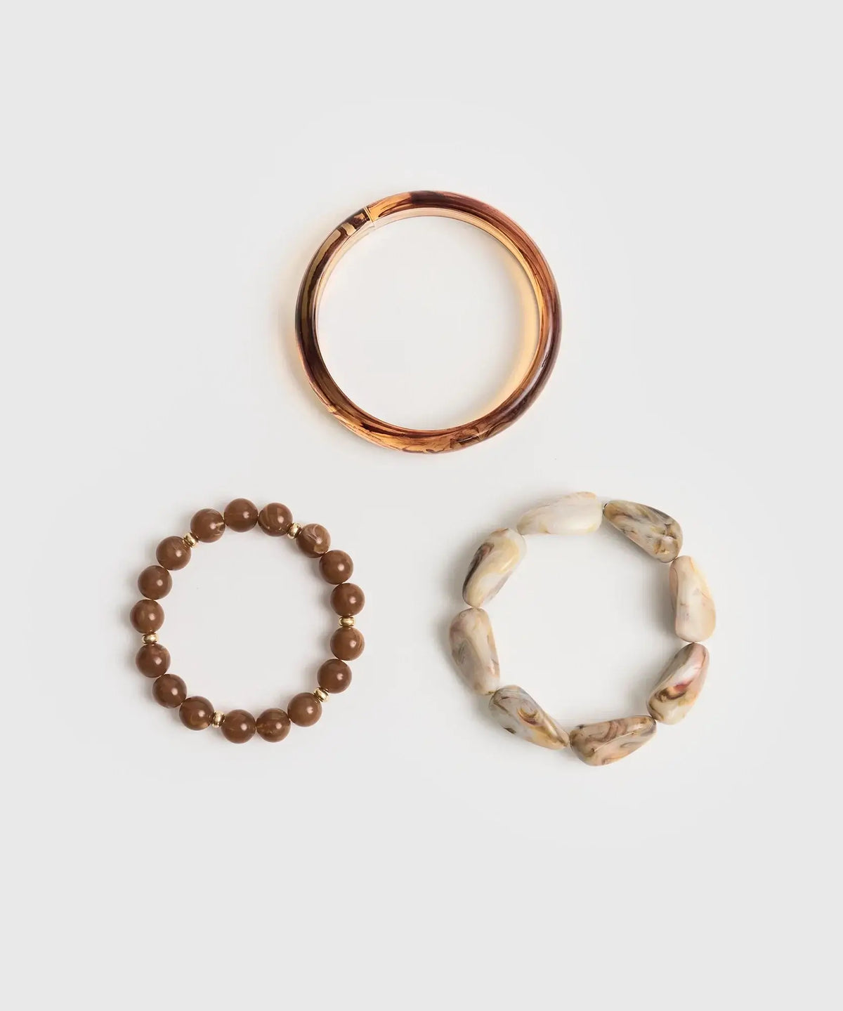 Set Pulseras Resina Woman