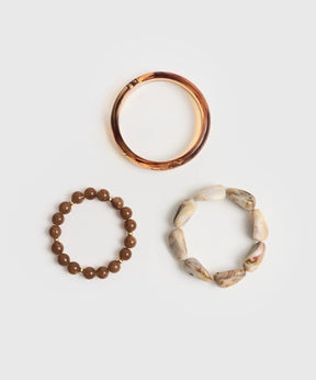 Set Pulseras Resina Woman