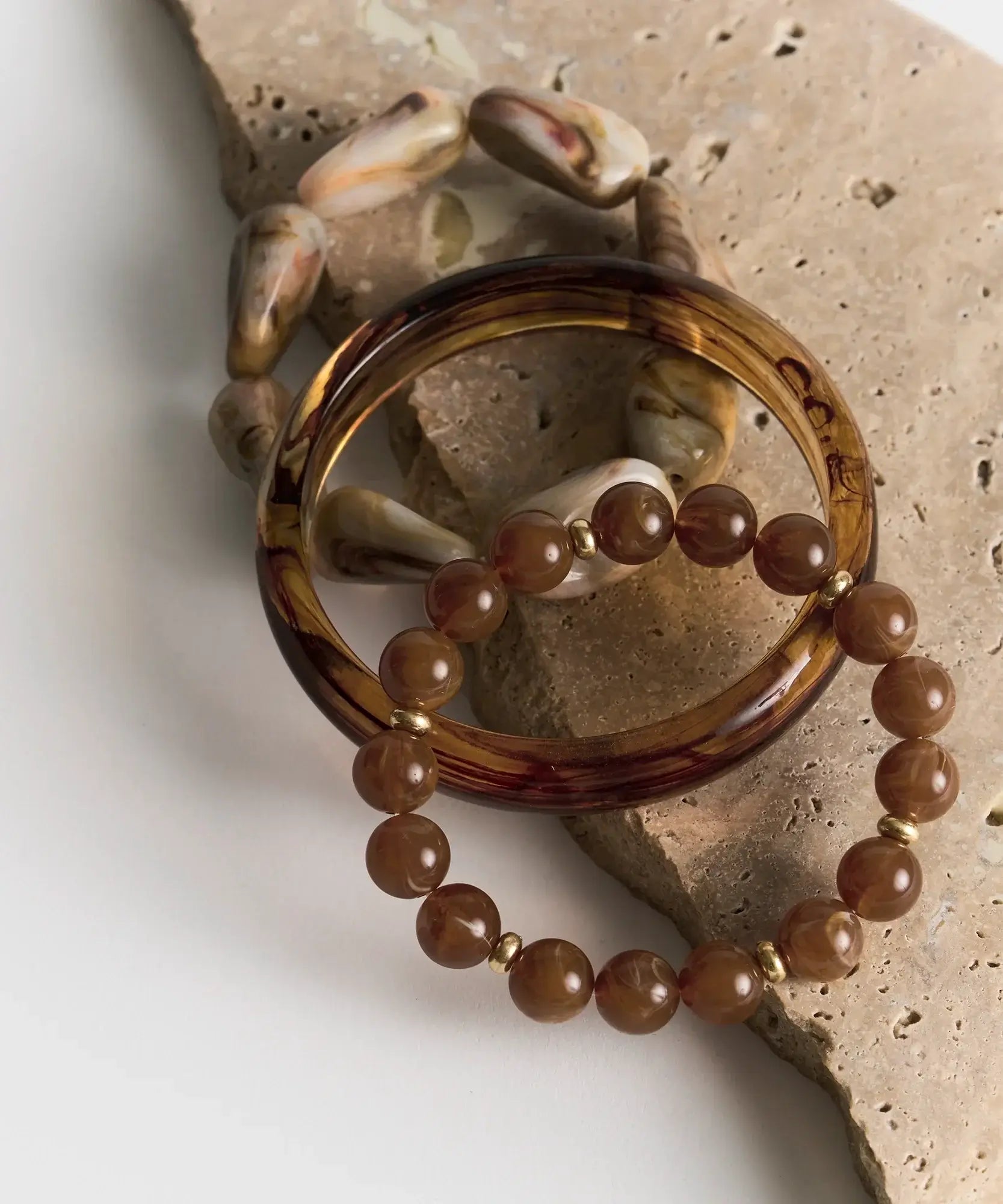 Set Pulseras Resina Woman