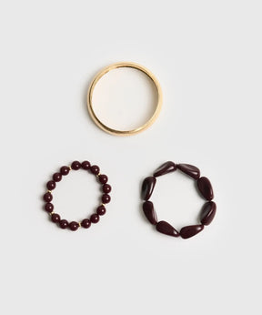 Set Pulseras Resina Woman