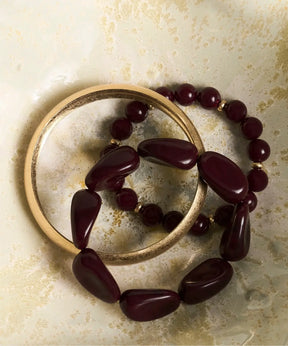 Set Pulseras Resina Woman
