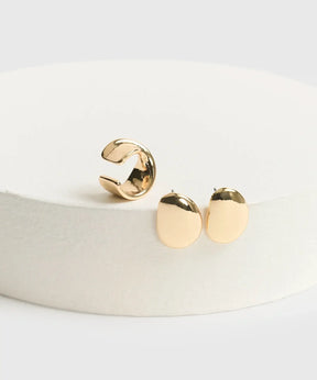 Set Aros Gotas Y Cuff
