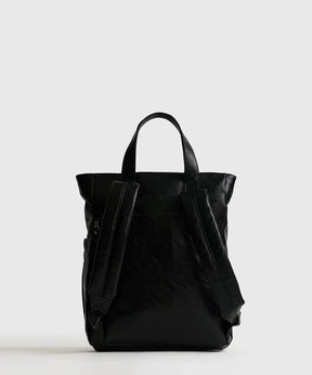 Mochila Notebook Icons Woman de Lounge, mochila negra con asas y bolsillos funcionales.
