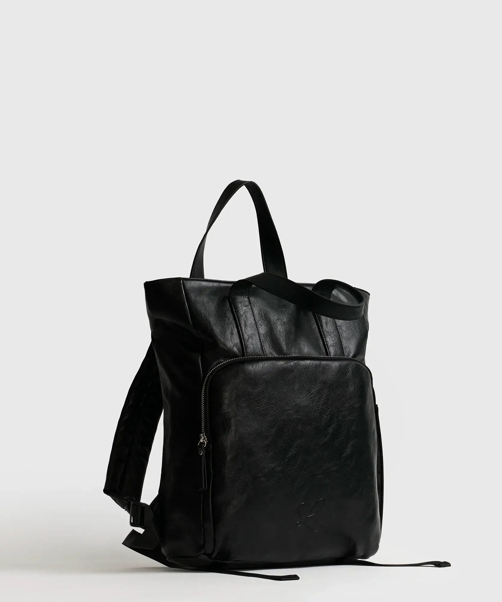 Mochila Notebook Icons Woman de Lounge en color negro, diseño elegante y funcional con múltiples bolsillos.