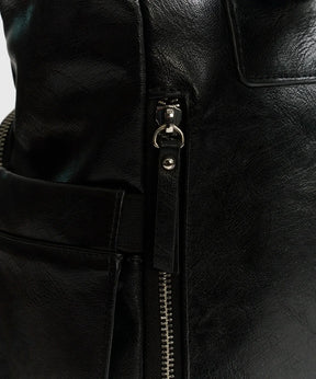 Mochila Notebook Icons Woman de Lounge, detalle de cierre en color negro, diseño elegante y funcional.