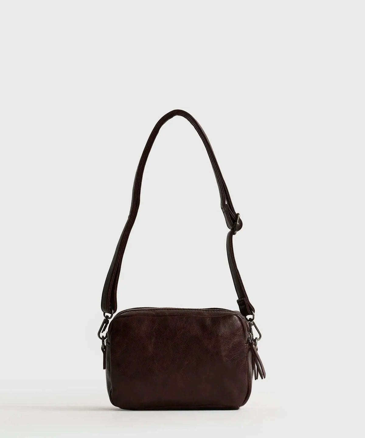 Cartera Bandolera Icons Woman de Lounge, pequeña con dos compartimentos y strap removible y ajustable.