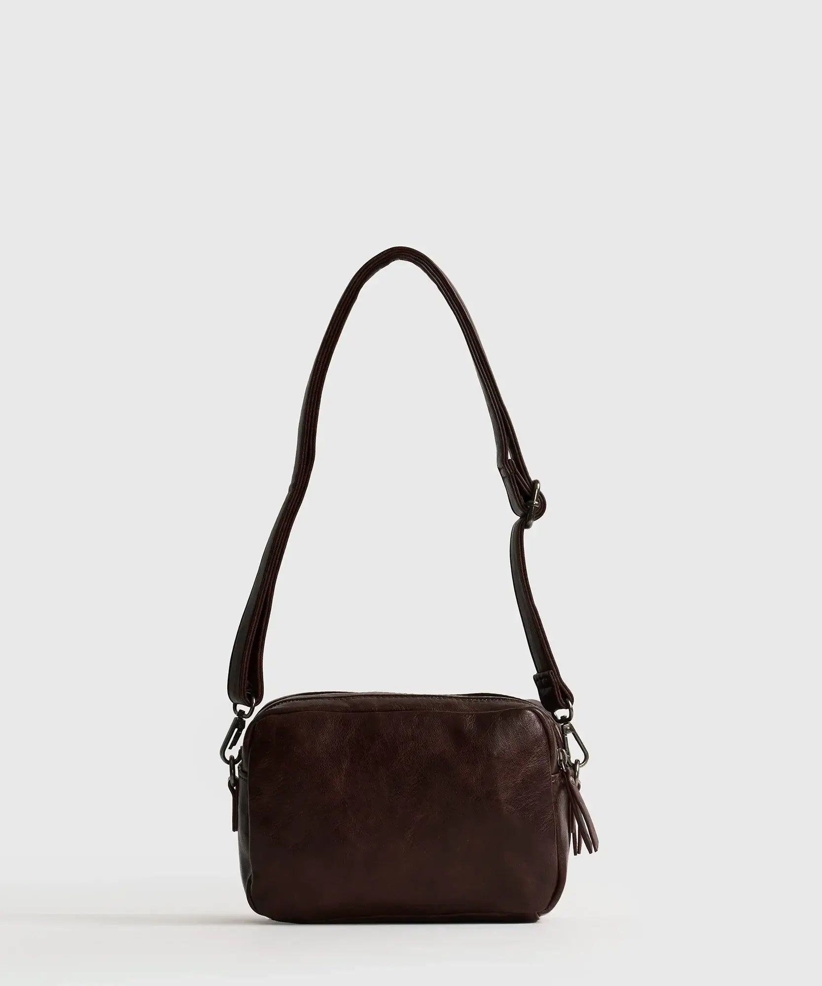 Cartera Bandolera Icons Woman de Lounge, pequeña con dos compartimentos y strap removible y ajustable.