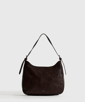 Cartera De Hombro Eclat burdeos de Lounge con strap ajustable y amplio compartimento principal.