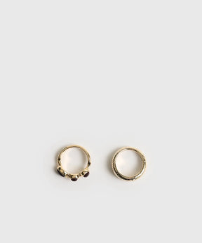 Set Anillos Acero Inoxidable Boho