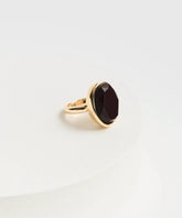Anillo Acero Inoxidable Piedra
