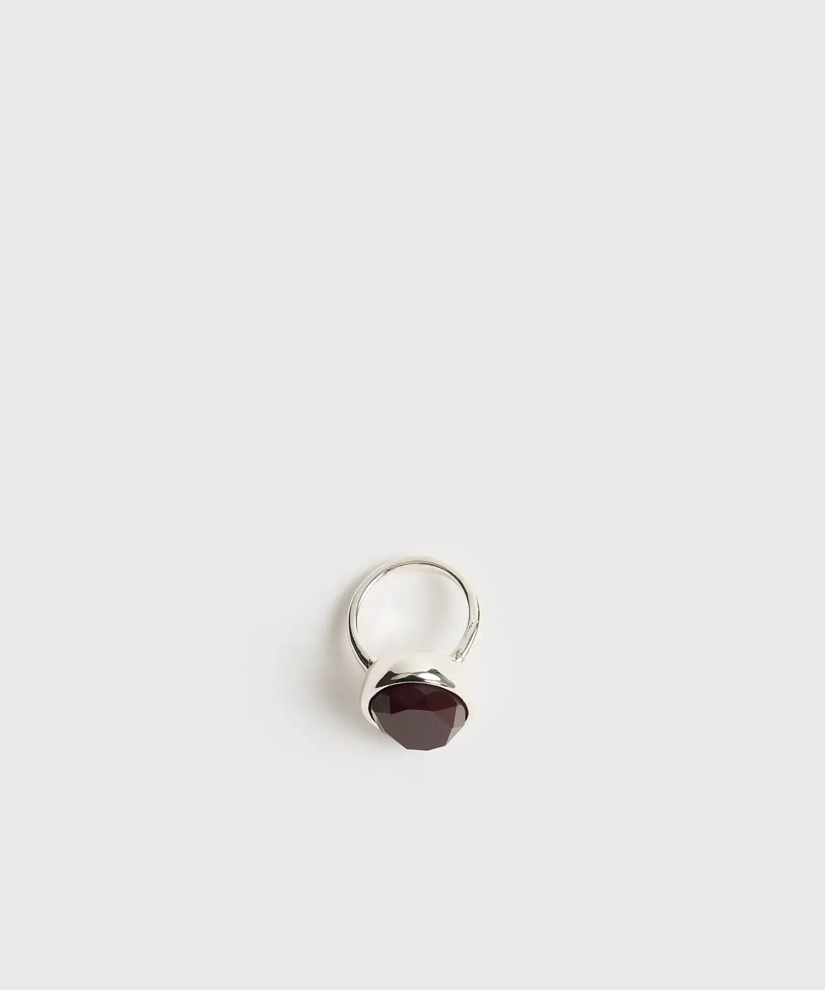 Anillo Acero Inoxidable Piedra