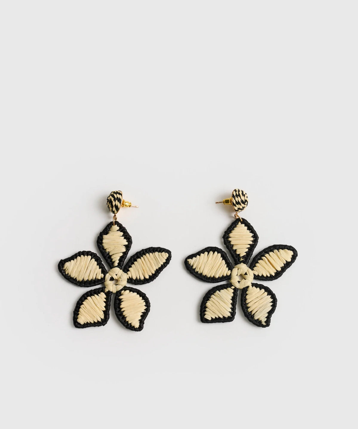 Aros Rafia Flor Paradiso