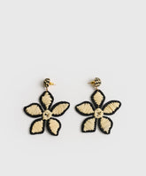 Aros Rafia Flor Paradiso