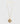 Collar Maxi Charm dorado con cadena gruesa y charm redondo grande de la marca Lounge.