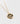 Collar Maxi Charm de Lounge con cadena gruesa y charm redondo grande en color dorado.