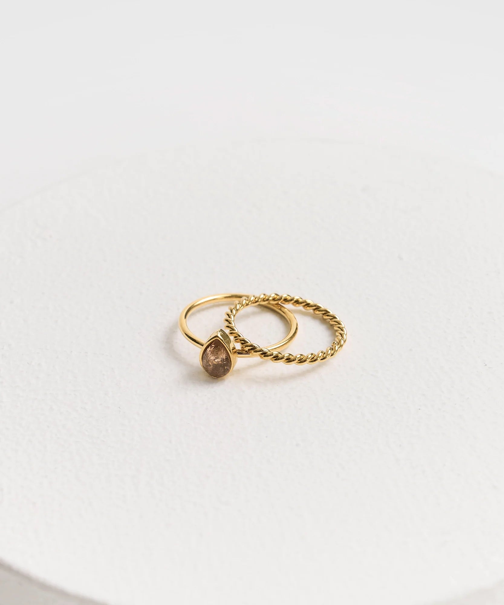 Set Anillos Piedra Woman