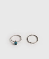 Set Anillos Piedra Woman